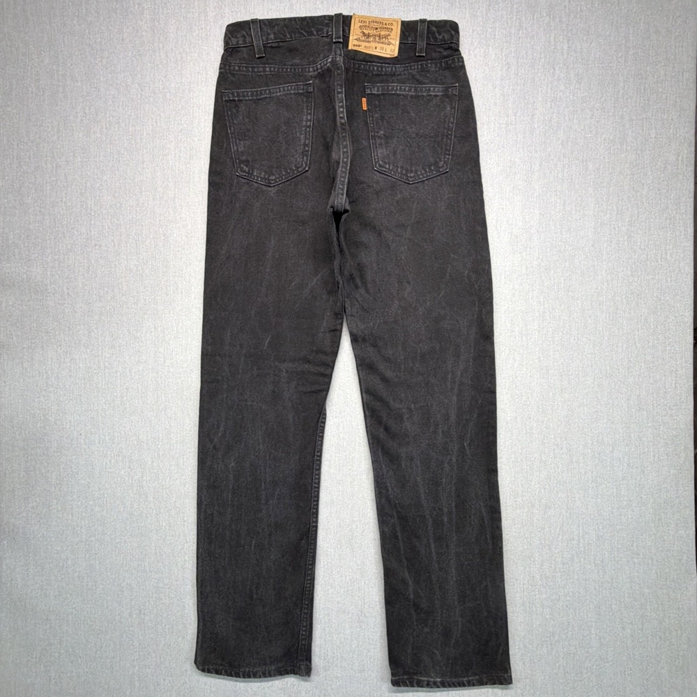 Vintage 90s‎ Levis 505 Orange Tab Black Mens 32x32 (Fits 30x32)  Made In USA